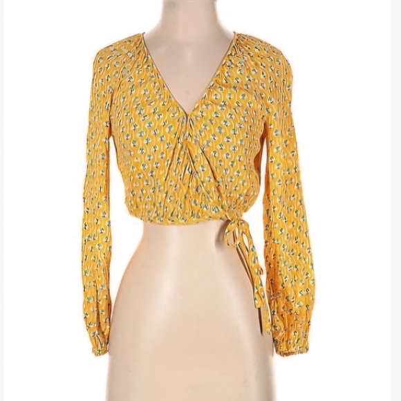 Rhode for target wrap around blouse - Picture 2 of 11